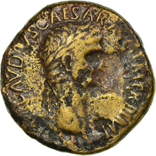 Coin, Claudius, Sestertius, 50-54, Rome, VF(20-25), Bronze, RIC:115