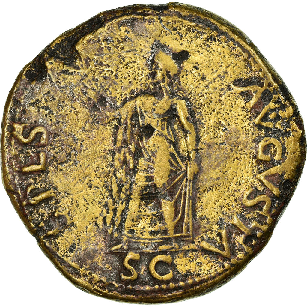 Coin, Claudius, Sestertius, 50-54, Rome, VF(20-25), Bronze, RIC:115