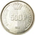 Münze, Belgien, 500 Francs, 500 Frank, 1990, Brussels, Rotated die axis error