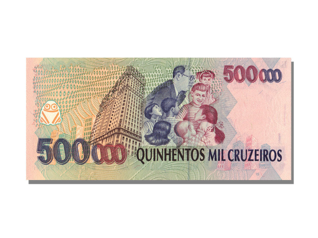 Brazil, 500 Cruzeiros Reais / 500 000 Cruzeiros, UNC(65-70)