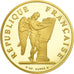 Moneta, Francia, Droits de l'Homme, 100 Francs, 1989, FDC, Oro, KM:970b