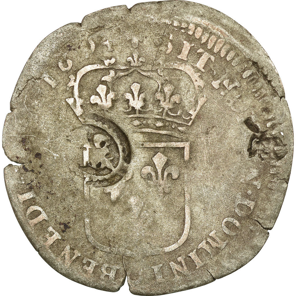 Munten, Frankrijk, Louis XIV, Quinzain aux 8 L, 1694, Paris, FR, Billon