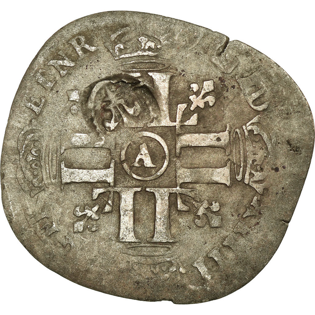 Munten, Frankrijk, Louis XIV, Quinzain aux 8 L, Uncertain date, Paris, FR