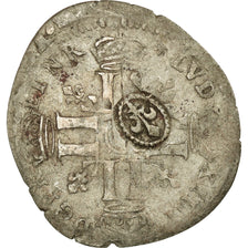Moeda, França, Louis XIV, Quinzain aux 8 L, 1693, Paris, VF(30-35), Lingote