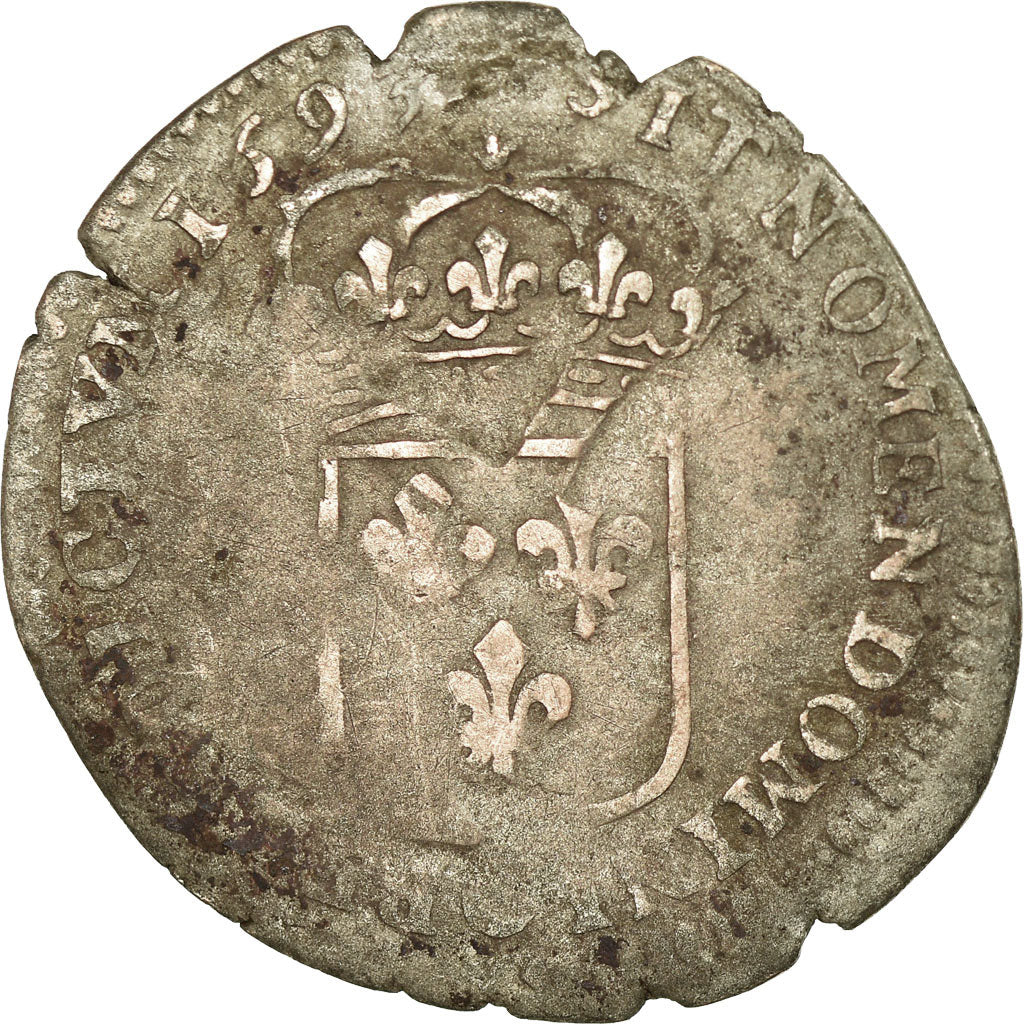 Moeda, França, Louis XIV, Quinzain aux 8 L, 1693, Paris, VF(20-25), Lingote