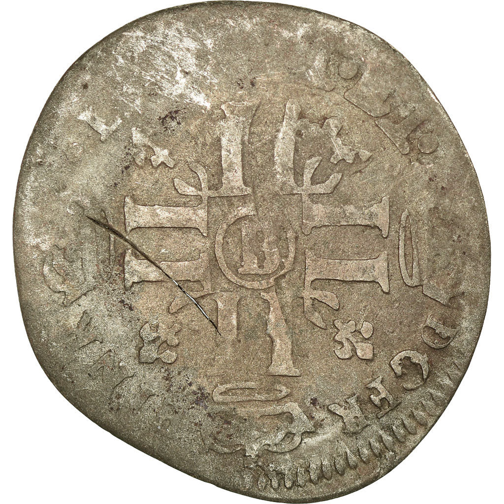 Monnaie, France, Louis XIV, Quinzain aux 8 L, Date incertaine, Rouen, TB