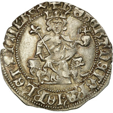 Coin, Italy, NAPLES, Robert d'Anjou, Carlin, Naples, AU(50-53), Silver