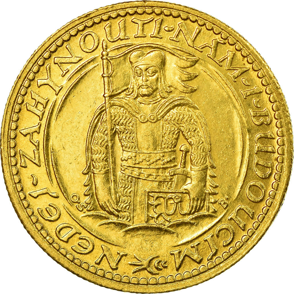 Coin, Czechoslovakia, Dukat, 1926, Kremnitz, MS(60-62), Gold, KM:8