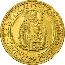 Coin, Czechoslovakia, Dukat, 1926, Kremnitz, MS(60-62), Gold, KM:8