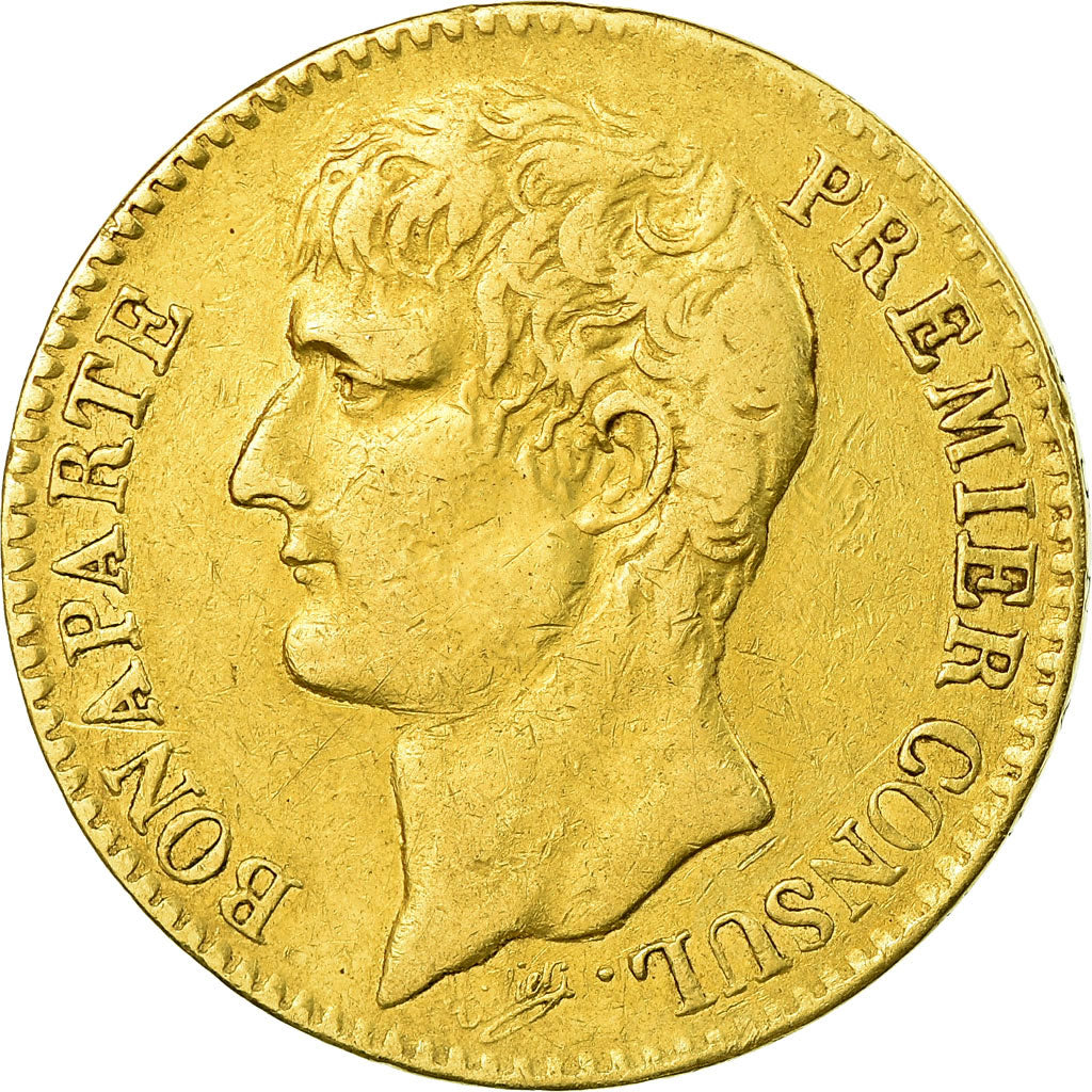 Munten, Frankrijk, Napoléon I, 40 Francs, An XI, Paris, FR+, Goud, KM:652