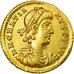 Moneta, Gratian, Solidus, 375-378, Trier, BB+, Oro, RIC:39d