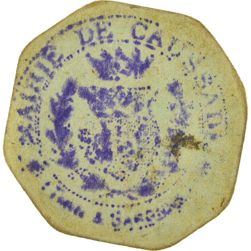 Coin, France, Mairie de Caussade, Caussade, 10 Centimes, EF(40-45), Cardboard