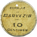 Moneta, Francja, Commune de Mauvezin, Mauvezin, 10 Centimes, EF(40-45), Metal