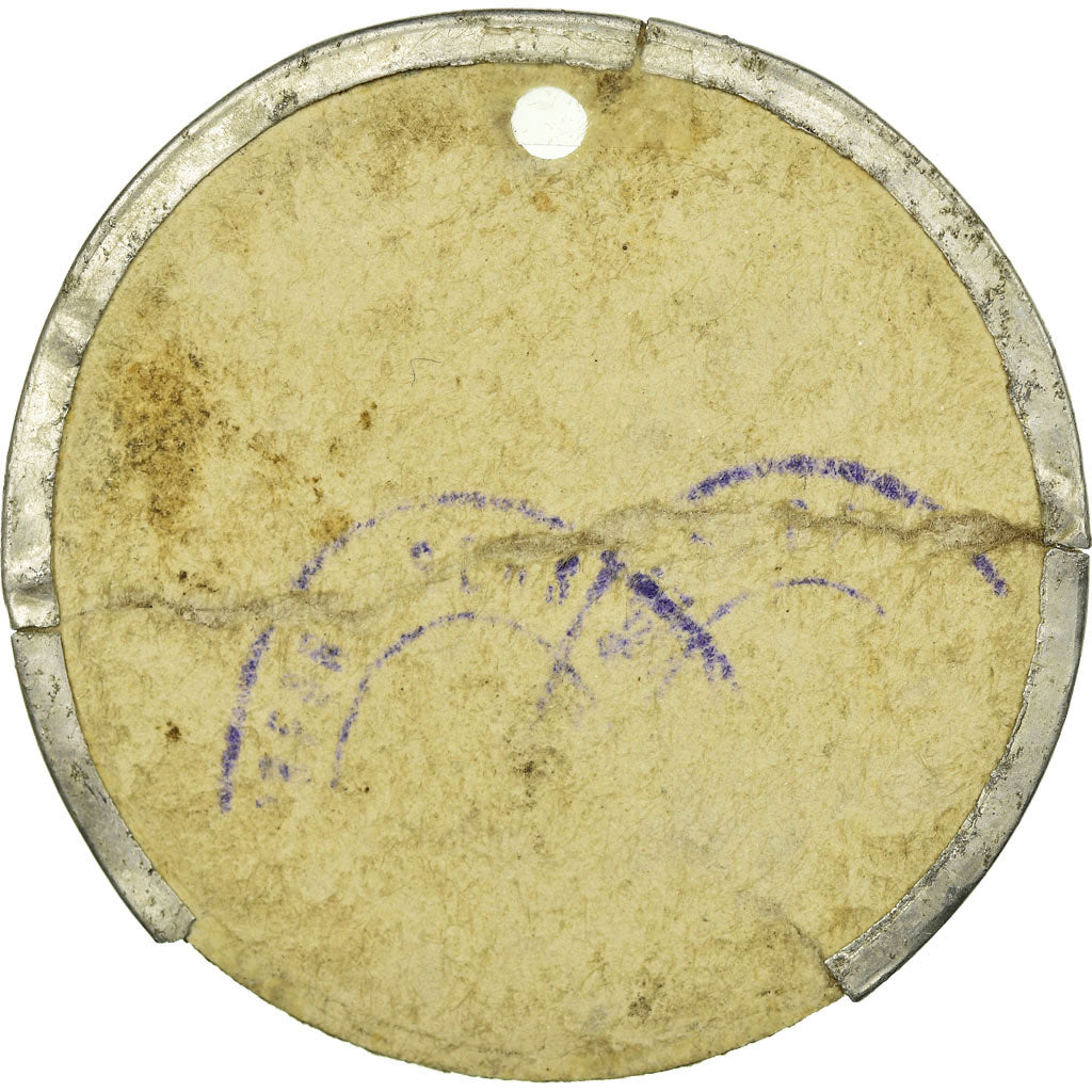 Moneda, Francia, Commune de Mauvezin, Monfort, 25 Centimes, BC+, Metal hooped