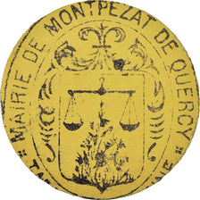 Coin, France, Commune de Montpezat, Montpezat, 5 Centimes, AU(55-58), Cardboard