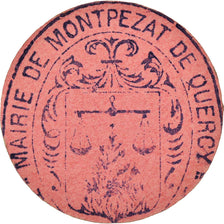 Coin, France, Commune de Montpezat, Montpezat, 10 Centimes, AU(55-58), Cardboard