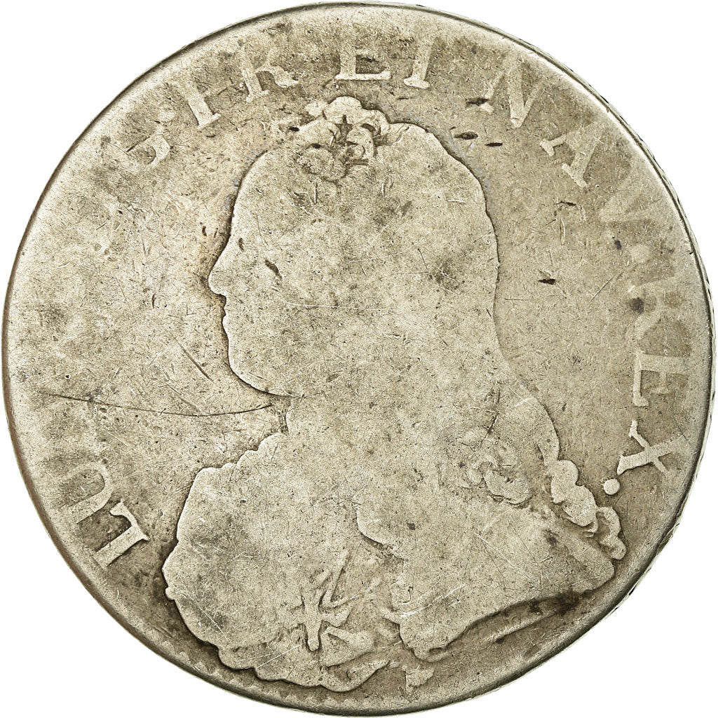 Moneda, Francia, Louis XV, Ecu aux branches d'olivier, 1731, Limoges, BC, Plata