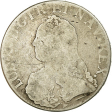 Moneda, Francia, Louis XV, Ecu aux branches d'olivier, 1731, Limoges, BC, Plata