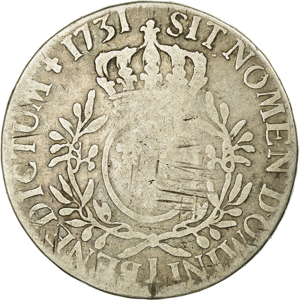 Moneda, Francia, Louis XV, Ecu aux branches d'olivier, 1731, Limoges, BC, Plata