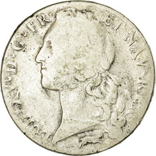 Moeda, França, Louis XV, Écu au bandeau, 1763, Orléans, VF(20-25), Prata