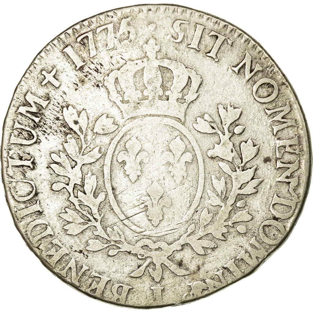 Monnaie, France, Louis XVI, Ecu aux branches d'olivier, 1775, Limoges, B+