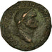 Moneta, Vespasian, As, AD 74, Lyon - Lugdunum, MB+, Bronzo