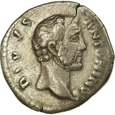 Coin, Divus Antoninus Pius, Denarius, 161, Rome, VF(30-35), Silver, RIC:442