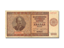 Bulgaria, 1000 Leva, 1942, KM #61a, AU(50-53), Y