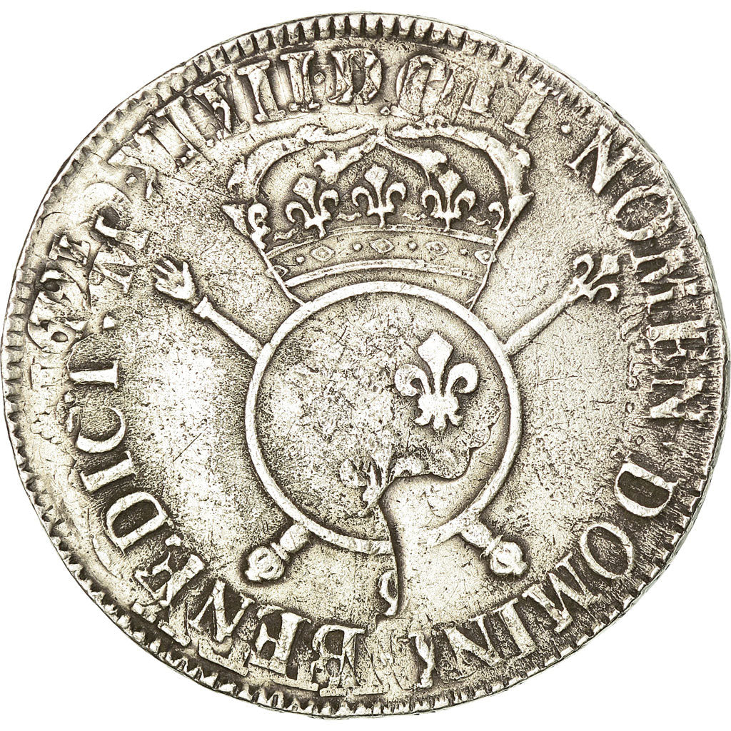 Monnaie, France, Louis XIV, Ecu aux Insignes, 1702, Rennes, TB, Argent