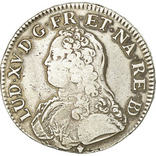 Coin, France, Louis XV, Écu de Béarn aux branches d'olivier, 1732, Pau