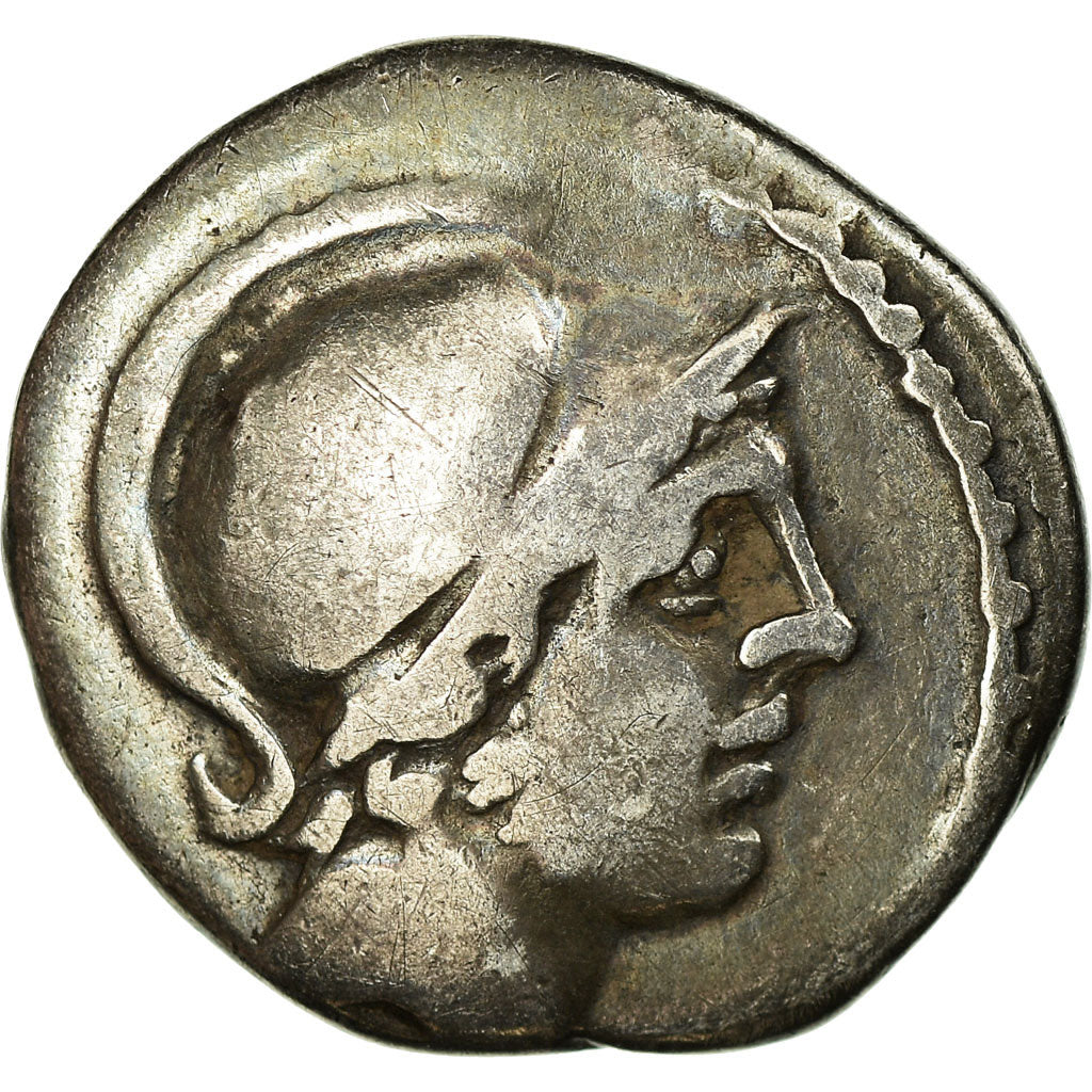 Coin, Postumia, Denarius, 48 BC, Rome, VF(20-25), Silver, Crawford:450/1a