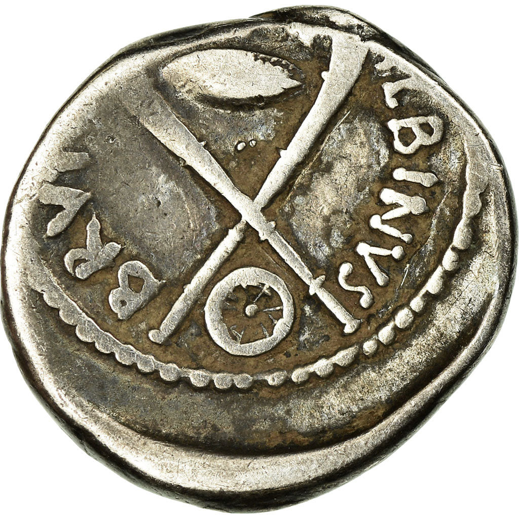 Coin, Postumia, Denarius, 48 BC, Rome, VF(20-25), Silver, Crawford:450/1a