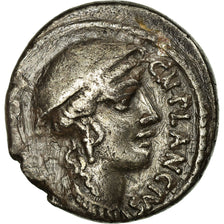 Coin, Plancia, Denarius, 55 BC, Rome, VF(30-35), Silver, Crawford:432/1
