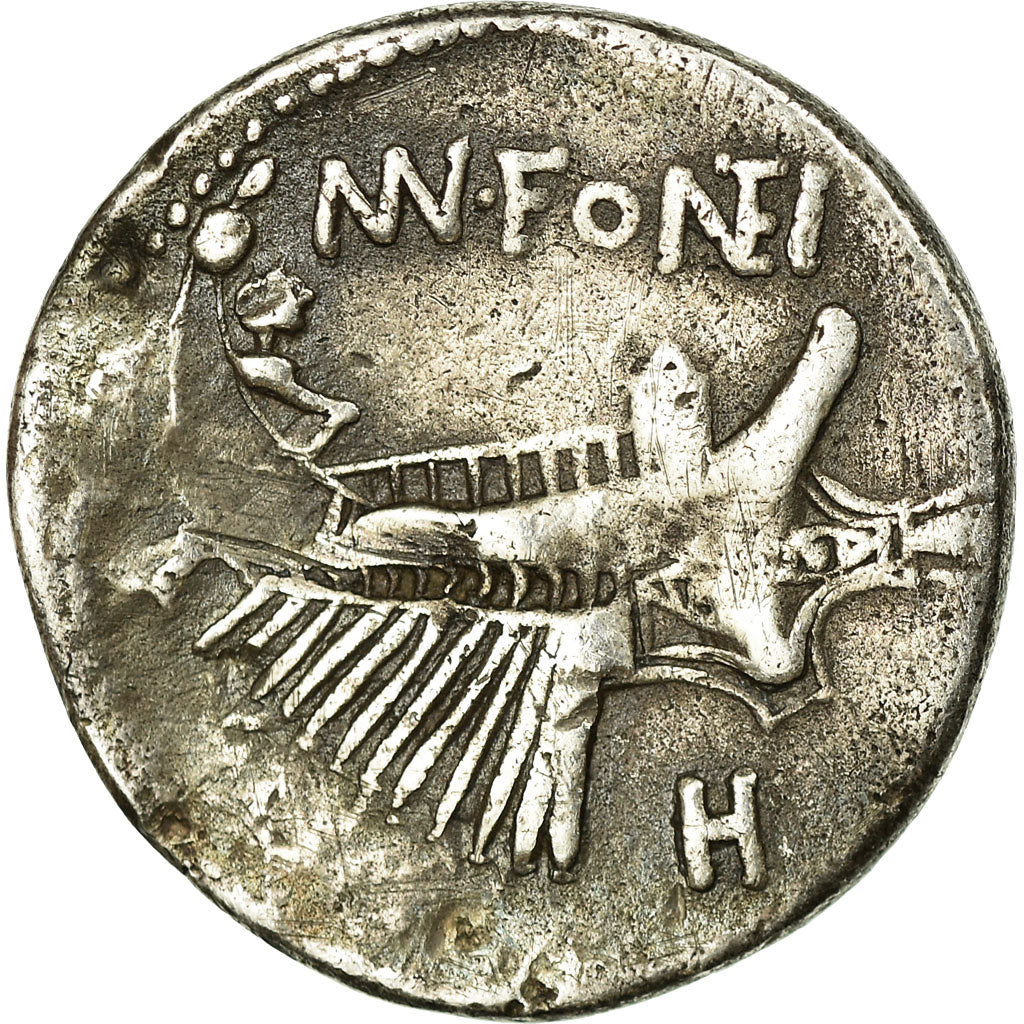 Coin, Plancia, Denarius, 108-107, Rome, VF(30-35), Silver, Crawford:307/1b