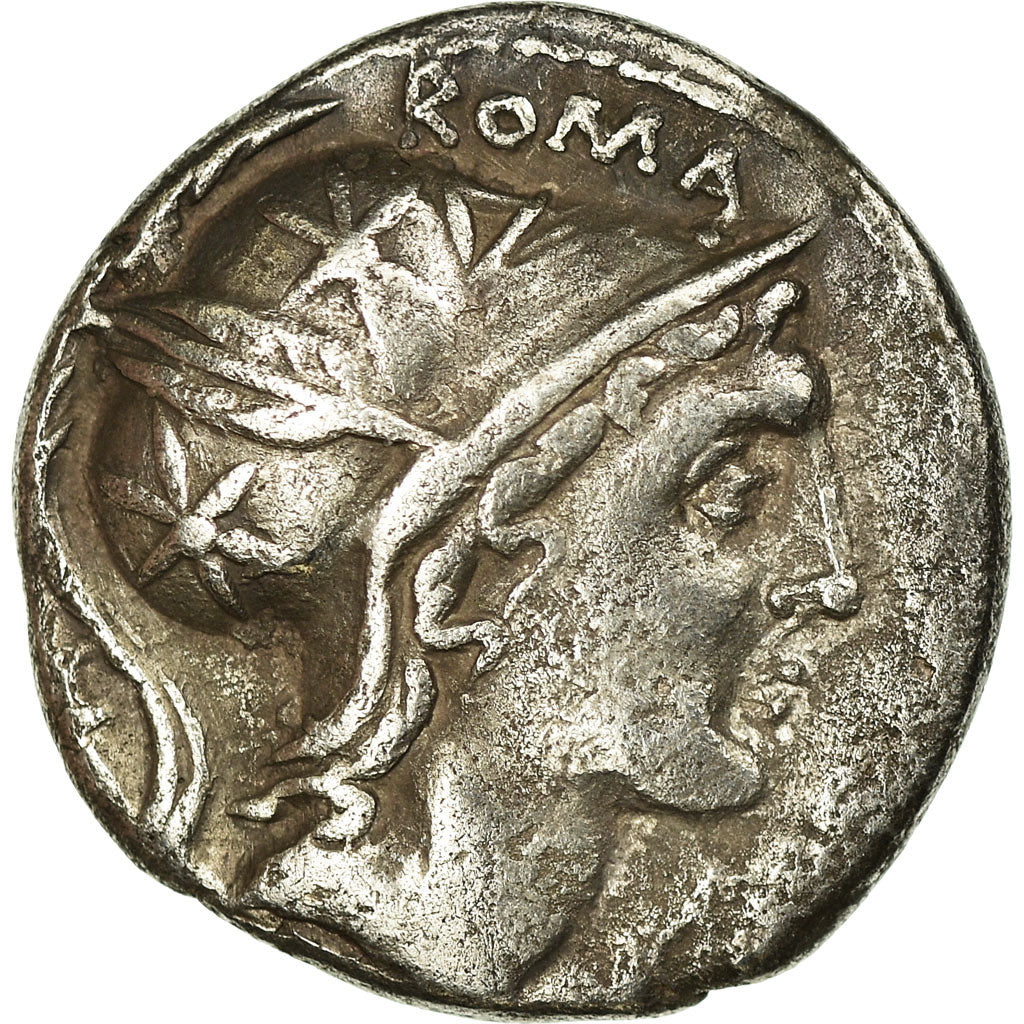 Coin, Lutatia, Denarius, 109-108 BC, Rome, EF(40-45), Silver, Crawford:305/1