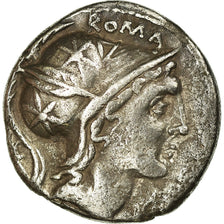 Coin, Lutatia, Denarius, 109-108 BC, Rome, EF(40-45), Silver, Crawford:305/1