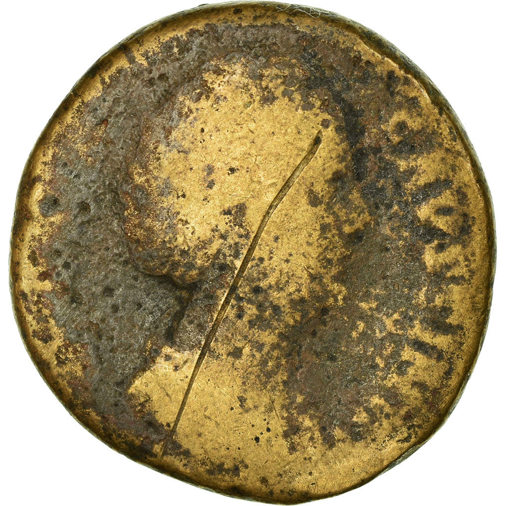 Coin, Diva Faustina I, Sestertius, AD 146-161, Rome, VG(8-10), Bronze