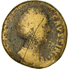 Coin, Diva Faustina I, Sestertius, AD 146-161, Rome, VG(8-10), Bronze