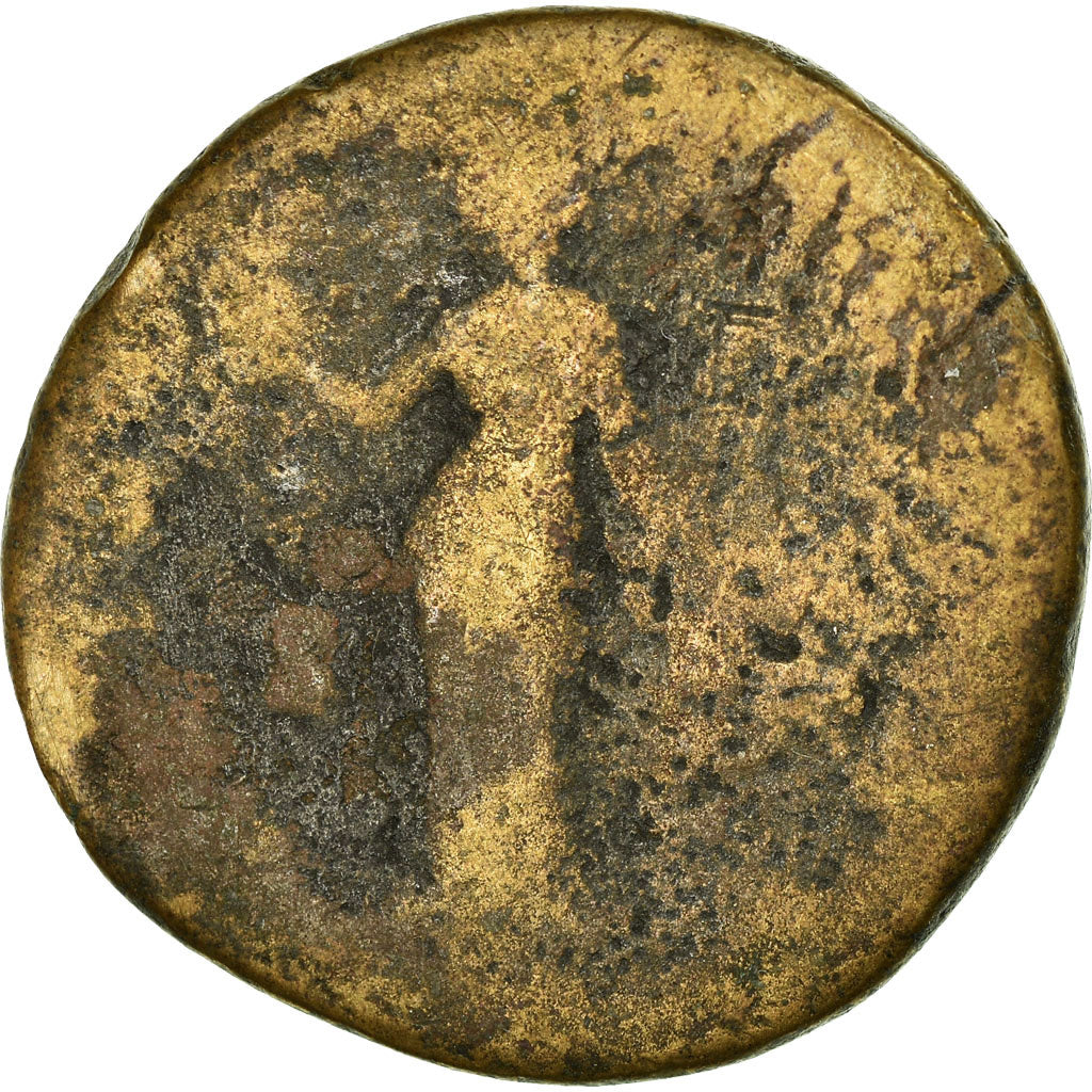 Coin, Diva Faustina I, Sestertius, AD 146-161, Rome, VG(8-10), Bronze