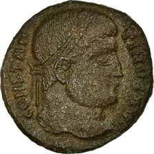 Monnaie, Constantin I, Follis, 326-328, Thessalonique, TB, Bronze, RIC:153
