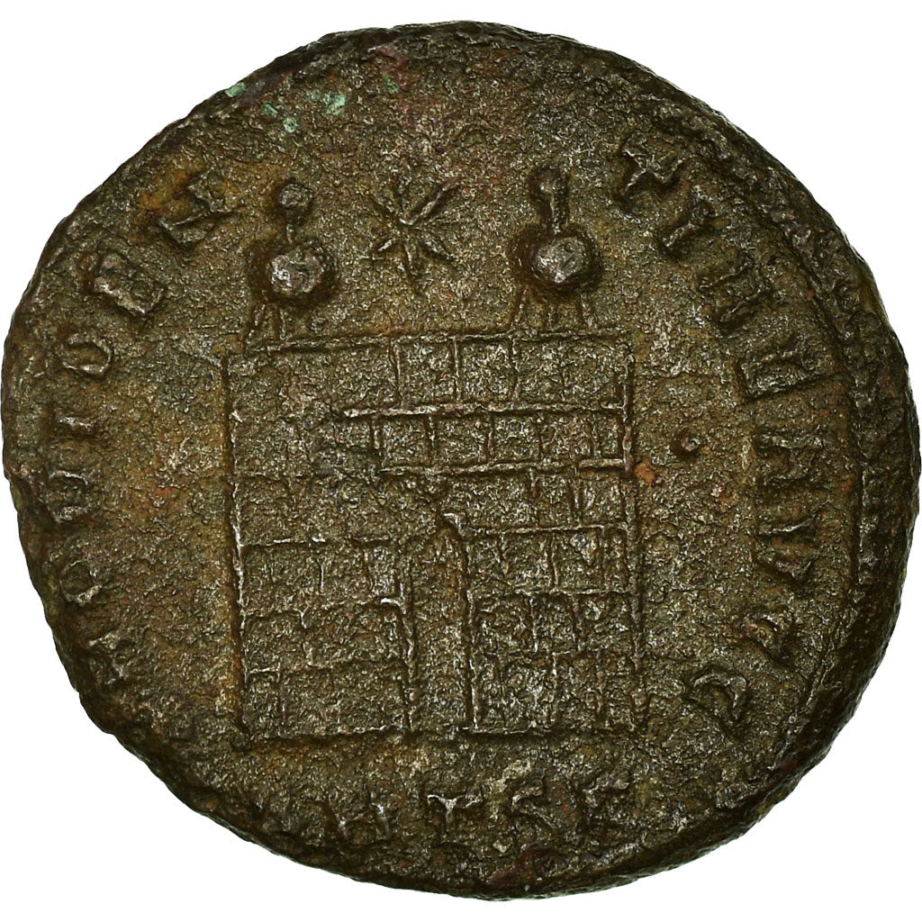 Monnaie, Constantin I, Follis, 326-328, Thessalonique, TB, Bronze, RIC:153