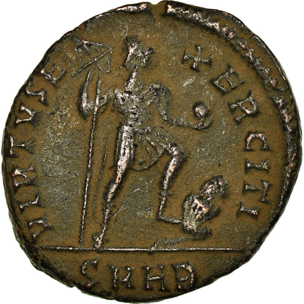 Moneda, Arcadius, Maiorina, 383-388 AD, Heraclea, MBC+, Bronce, RIC:24c