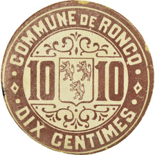 Monnaie, France, Commune de Roncq, Roncq, 10 Centimes, SUP, Carton