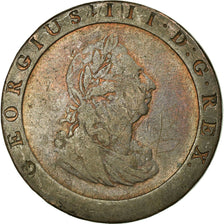 Coin, Great Britain, George III, Penny, 1797, VF(20-25), Copper, KM:618
