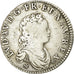 Coin, France, Louis XV, 1/2 Écu Vertugadin, 1716, Caen, VF(20-25), Silver