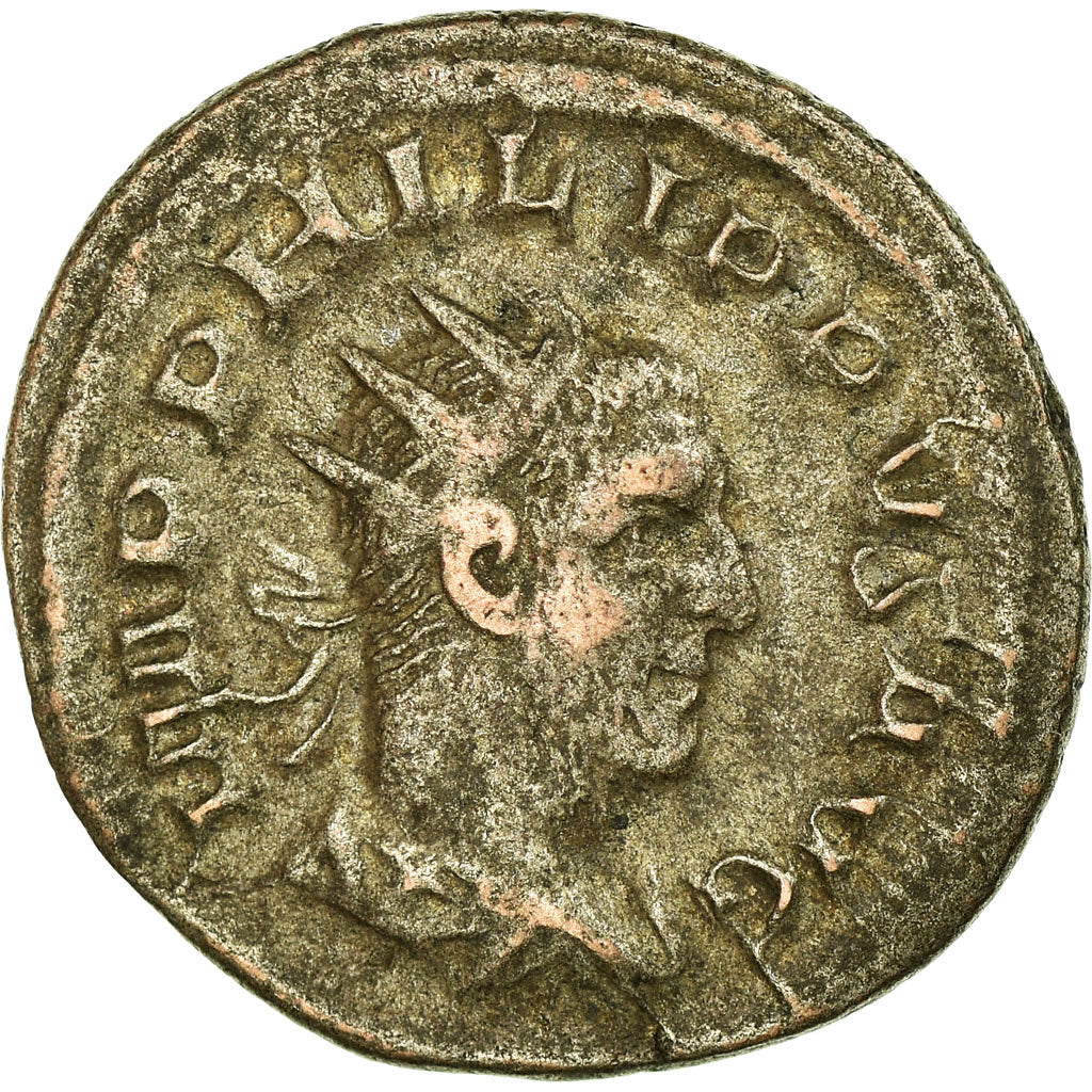 Coin, Philip I, Antoninianus, 246, Rome, VF(30-35), Billon, RIC:27b