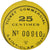 Münze, Frankreich, Ticket Commercial, Saint-Clar, 25 Centimes, VZ, Cardboard