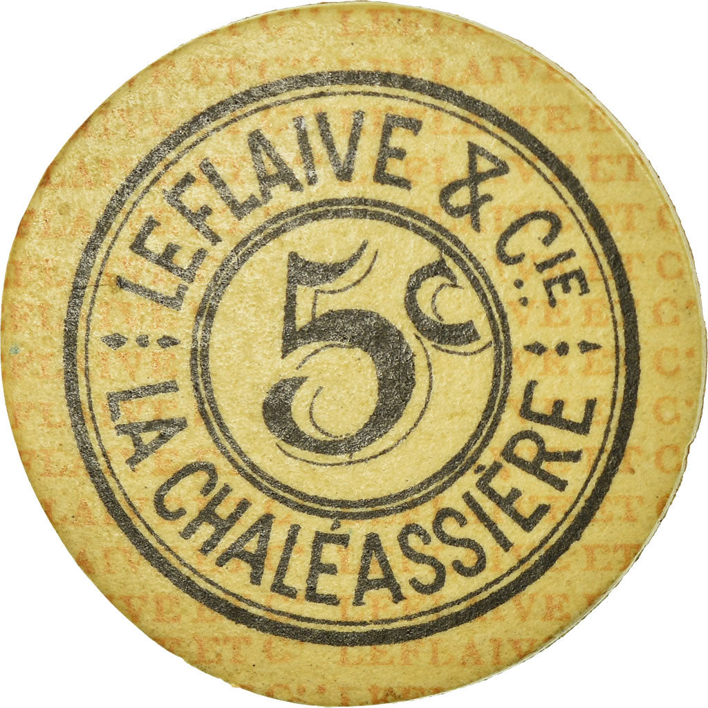 Moneda, Francia, La Chaléassière, Le Flaive & Cie, Saint-Etienne, 5 Centimes