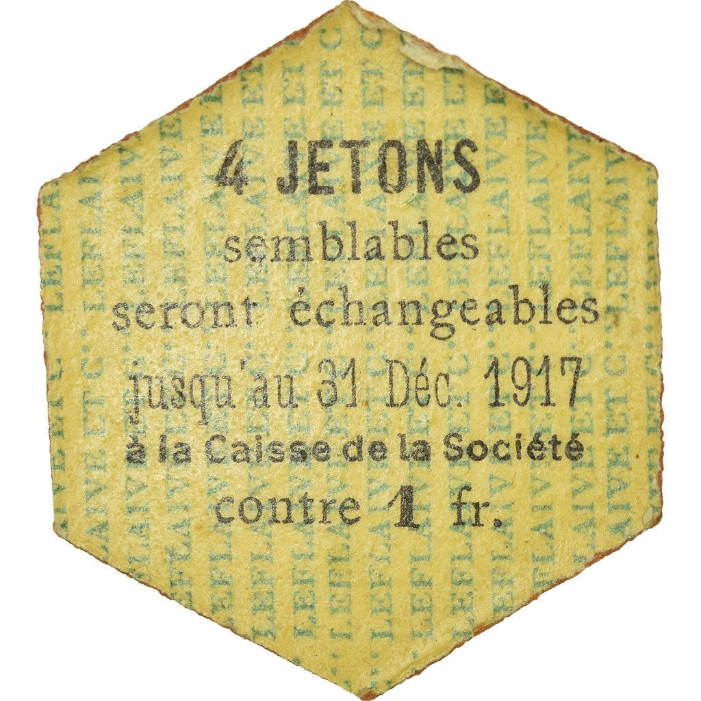 Coin, France, La Chaléassière, Le Flaive & Cie, Saint-Etienne, 25 Centimes