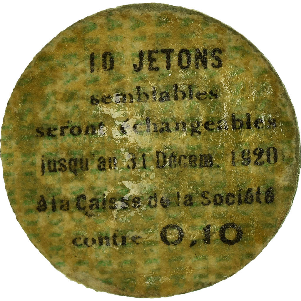 Münze, Frankreich, Chaléassière, Société des Moteurs, Saint-Etienne, 1